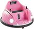 6V Electric Kids Ride on Bumpin Bumper Car, 1.5 - 6 Years Old, Parent Remote Control, 360 Degree Spin, Lights, Sounds - Pink