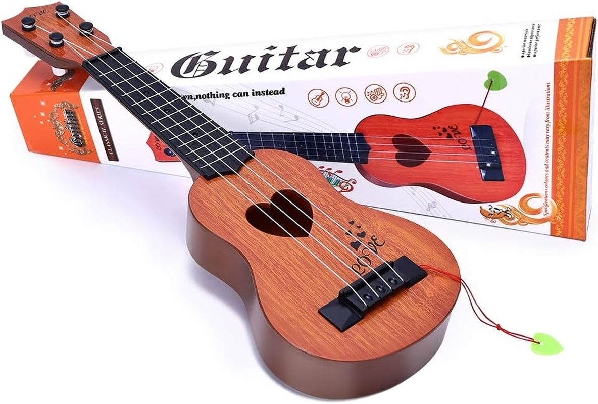 Kids Toy Classical Ukulele Guitar Musical Instrument, Brown