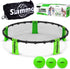 Slammo Game Set (Includes 3 Balls, Carrying Case and Rules) - Outdoor Lawn, Beach & Tailgating Roundnet Game for Kids, Teens & Adults