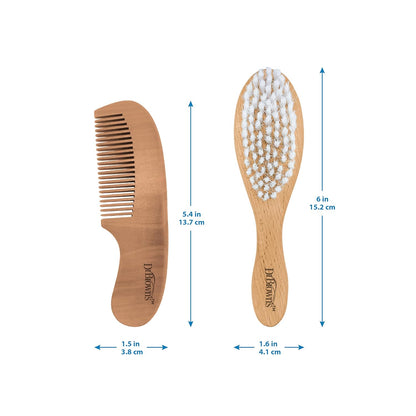 Soft and Safe Baby Brush + Comb