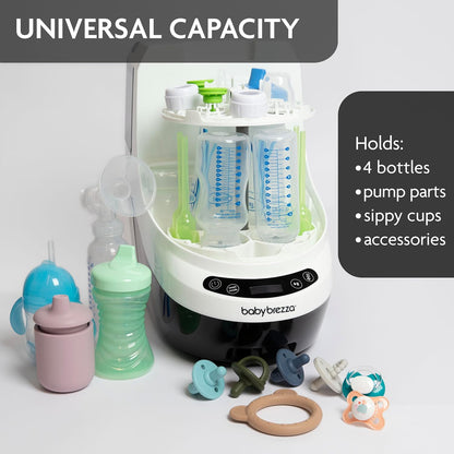 Bottle Washer Pro - Baby Bottle Washer, Sterilizer + Dryer - All in One Machine Cleans Bottles, Pump Parts, &amp; Sippy Cups - Replaces Hand Washing, Bottle Brushes and Drying Racks