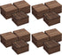 27PCS Acacia Wood Interlocking Flooring Tiles Waterproof Flooring for Outdoor & Indoor Patio,Balcony,Garden,Poolside,12 × 12 In,Brown