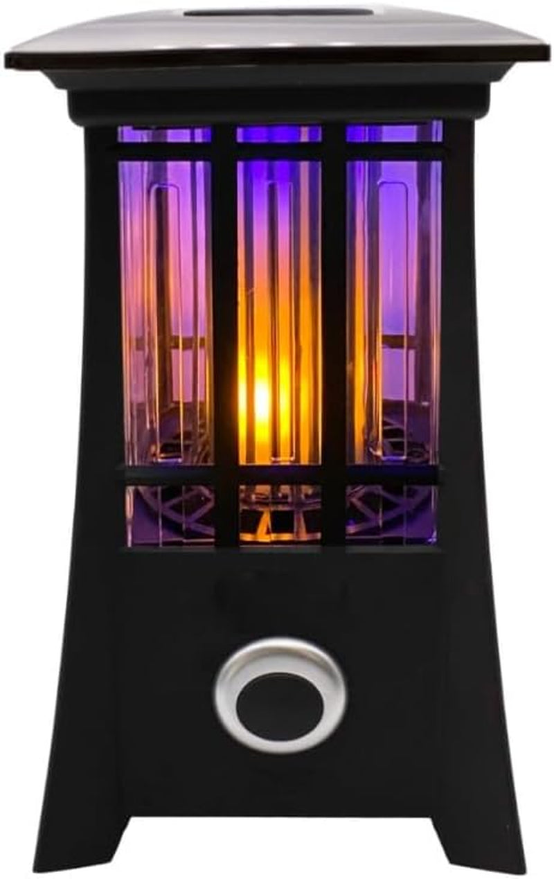 Solar Flame Effect Patio Lantern Bug Zapper, ½ Acre Coverage, 1 Pack