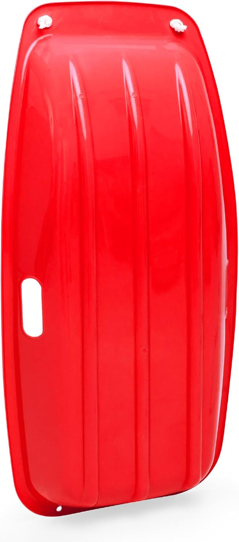 35In Kids Plastic Toboggan Snow Sled W/Pull Rope, 2 Handles