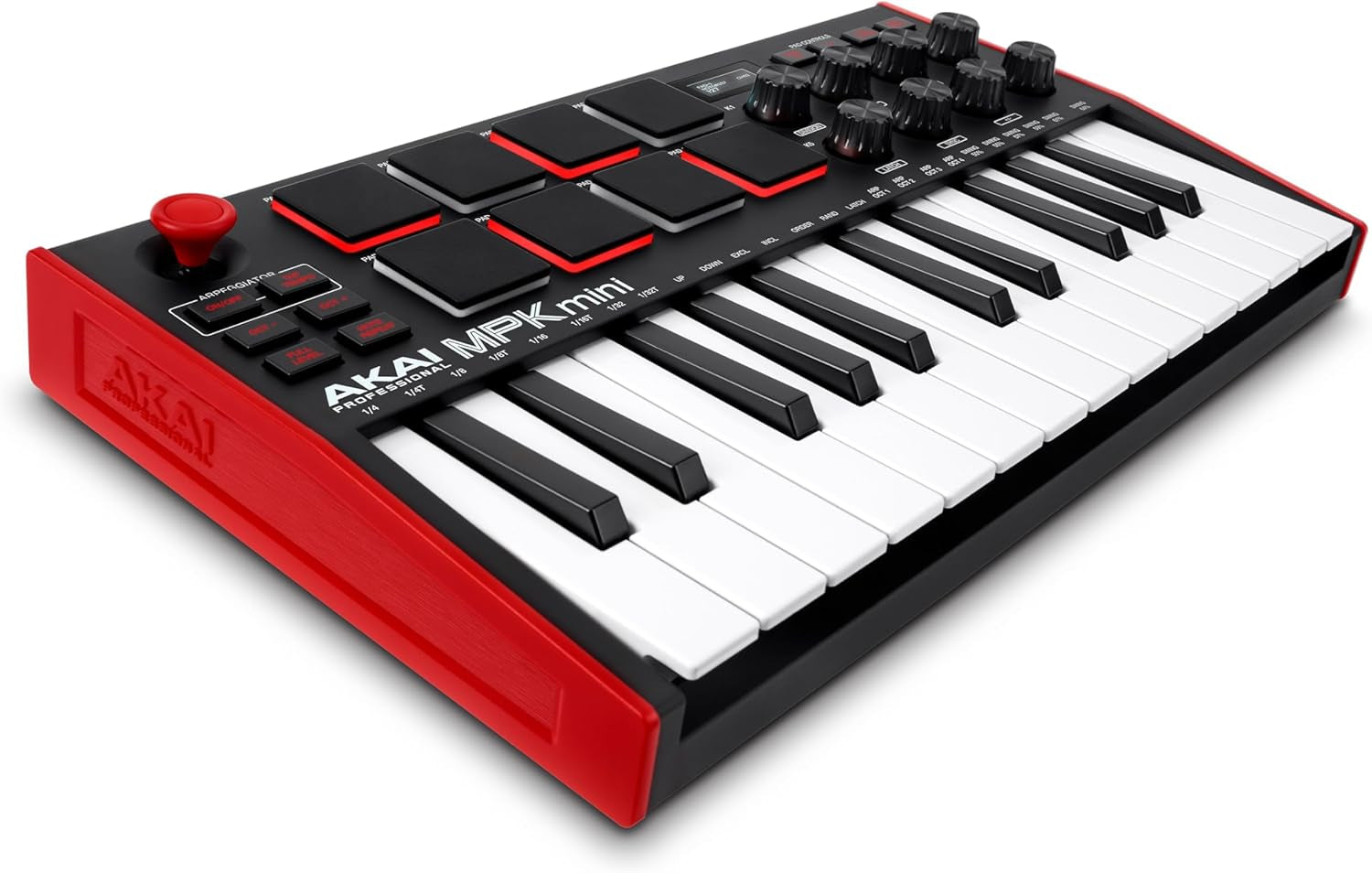 MPK Mini MK3 - 25 Key USB MIDI Keyboard Controller with 8 Backlit Drum Pads, 8 Knobs and Music Production Software Included