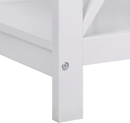 Set of 2 Nightstands with 3-Tier Storage Shelves - Sofa Side End Tables