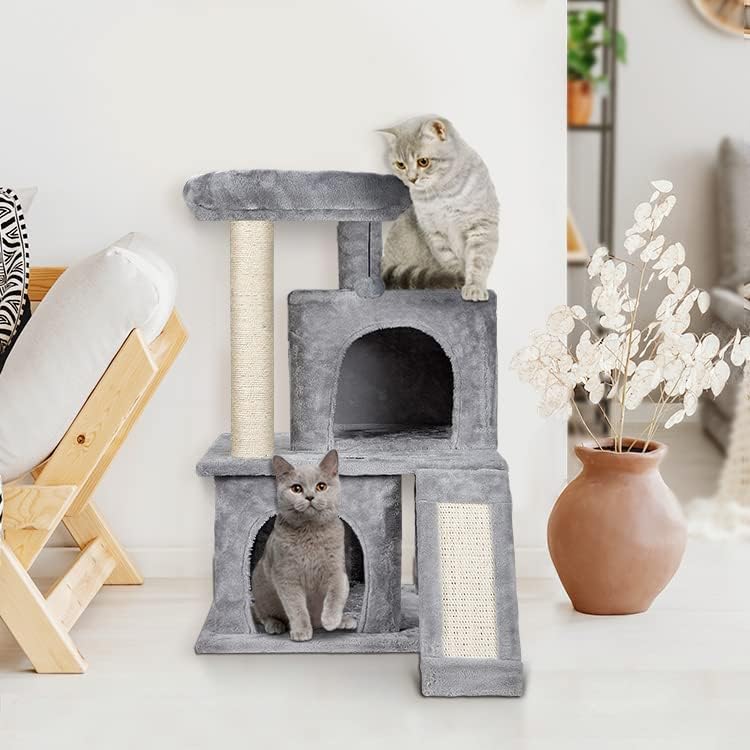 33.5 inches Cat Tree Tower with Scratching Posts