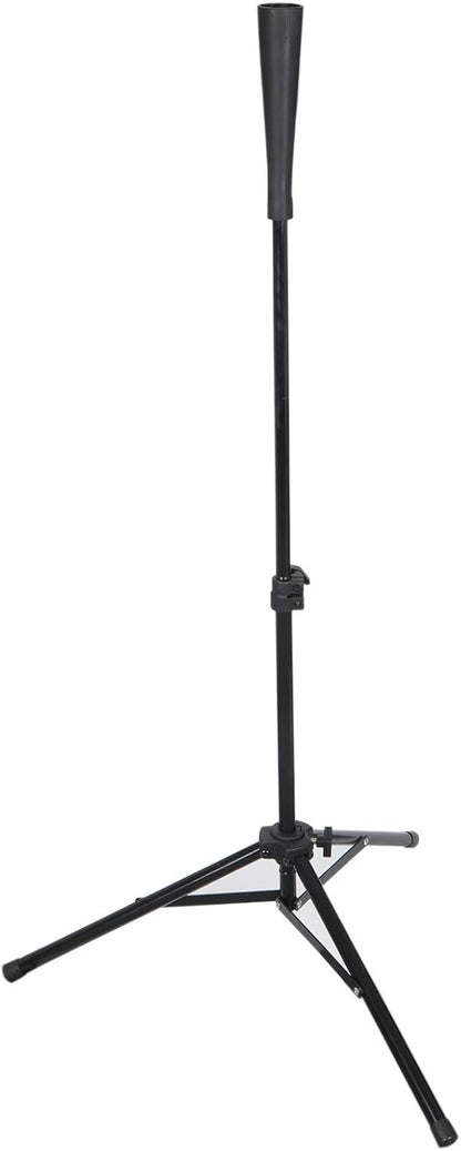 Height Adjustable Portable Baseball Batting Tee Stand with Rubber Topper for Hitting Drills