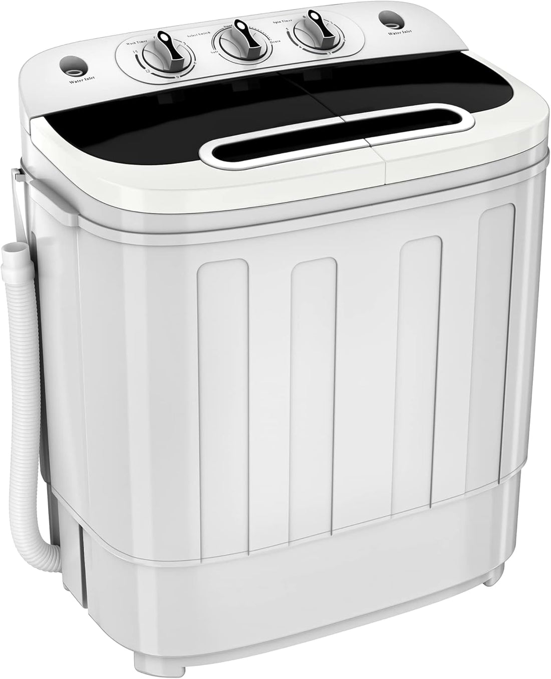 13lbs Portable Mini Twin Tub Washer and Dryer Combo Washing Machine