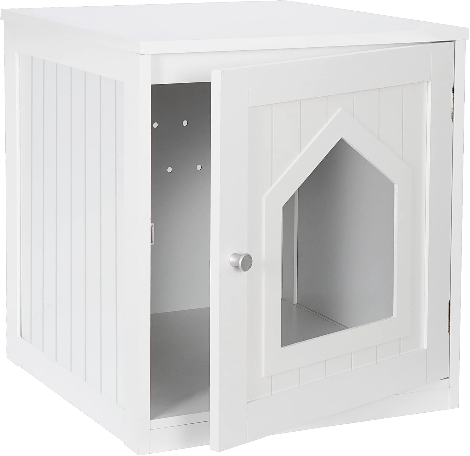 Pet Cat Litter Box Enclosure with Vent Holes