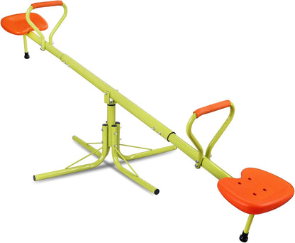 360° Rotation &amp; Adjustable Kids Swivel Teeter Totter