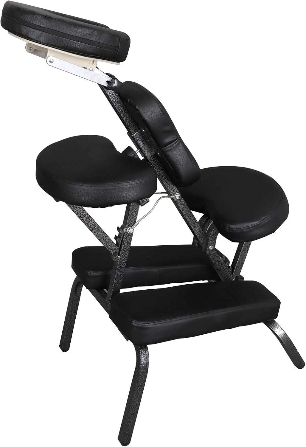 4” Thick Foam Portable Therapy Chair, Adjustable Spa &amp; Tattoo Chair with Face Cradle &amp; Carrying Bag