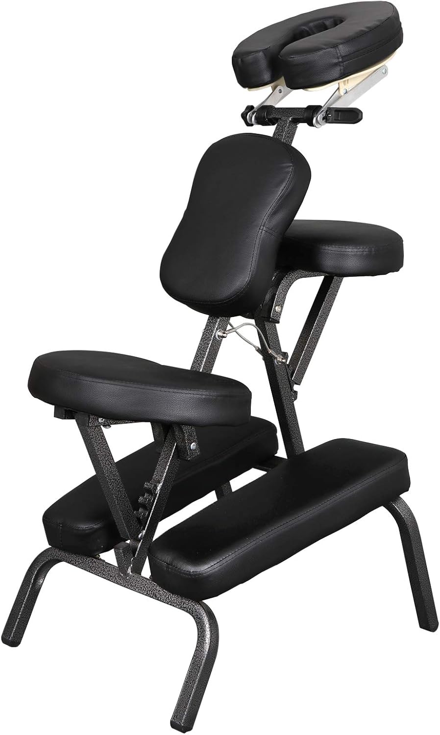 4” Thick Foam Portable Therapy Chair, Adjustable Spa &amp; Tattoo Chair with Face Cradle &amp; Carrying Bag