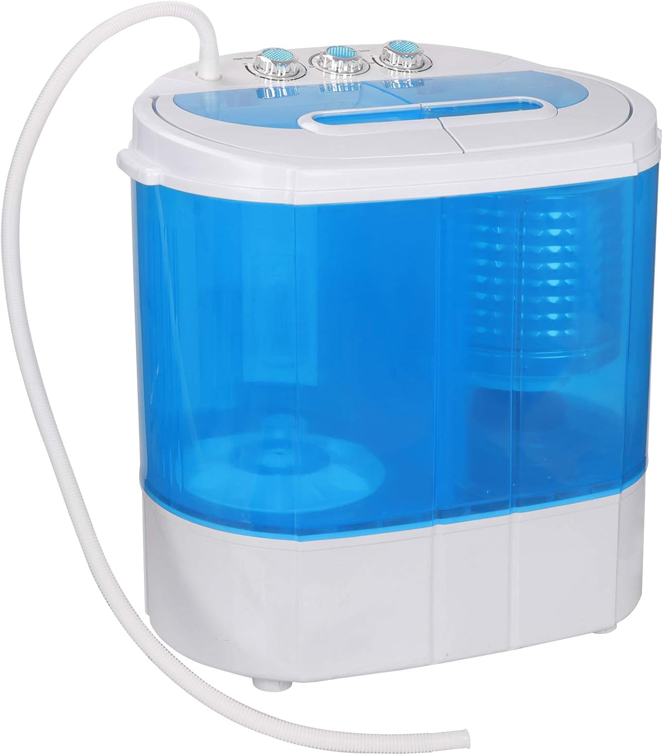 9.9lbs Lightweight Portable Mini Twin Tub Washing Machine