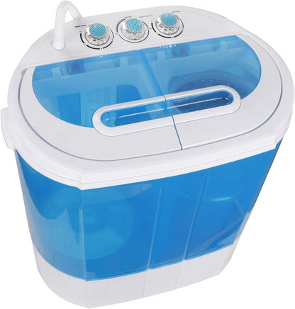 9.9lbs Lightweight Portable Mini Twin Tub Washing Machine