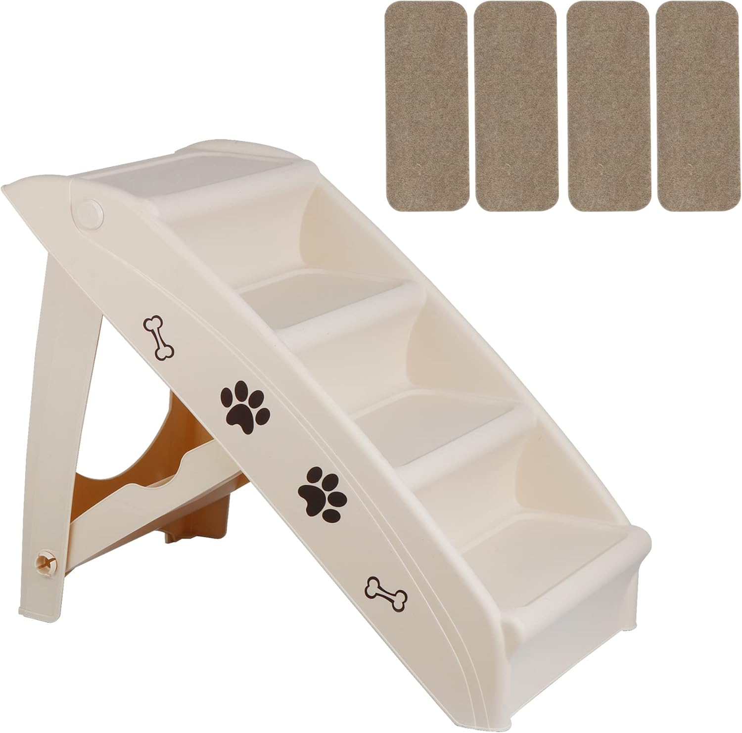 Safe and Durable Pet Ramp Stairs with Non-Slip Pads