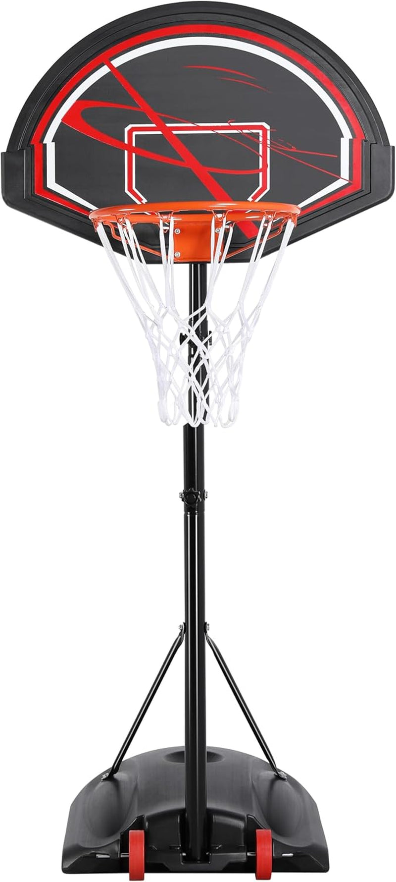 Kids Basketball Hoop Basketball Goals Outdoor Basket Ball Hoop for Kids 7-9Ft Height Adjustable Basketball Court with 32&