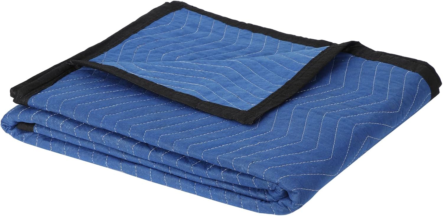 12 Pack 80’’x 72’’(35 lb/dz Weight) Quilted Shipping Furniture Protection and Pack Blankets