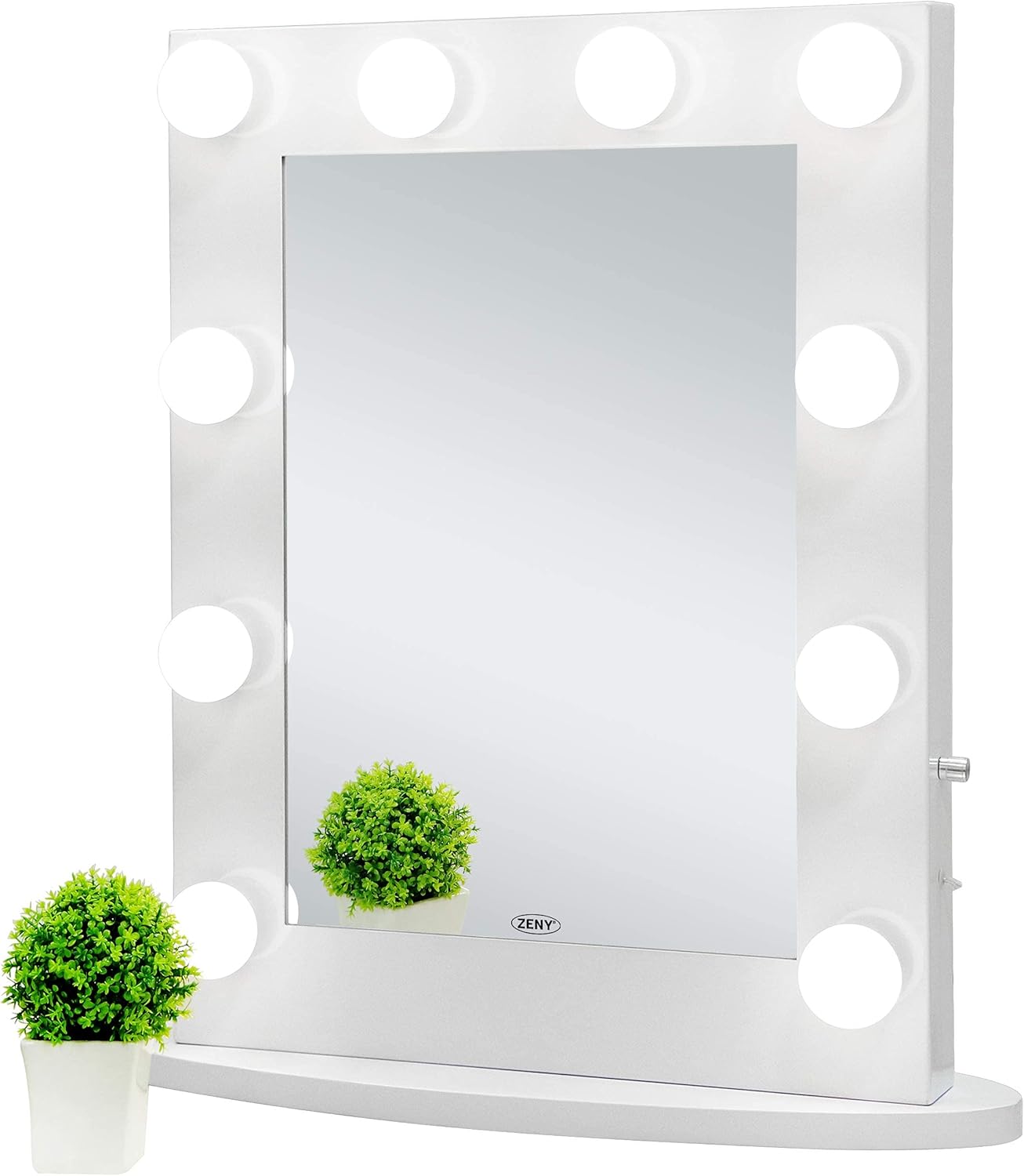 25.6 inch Hollywood Vanity Mirror with 10 Bulbs &amp; 4 Color Modes