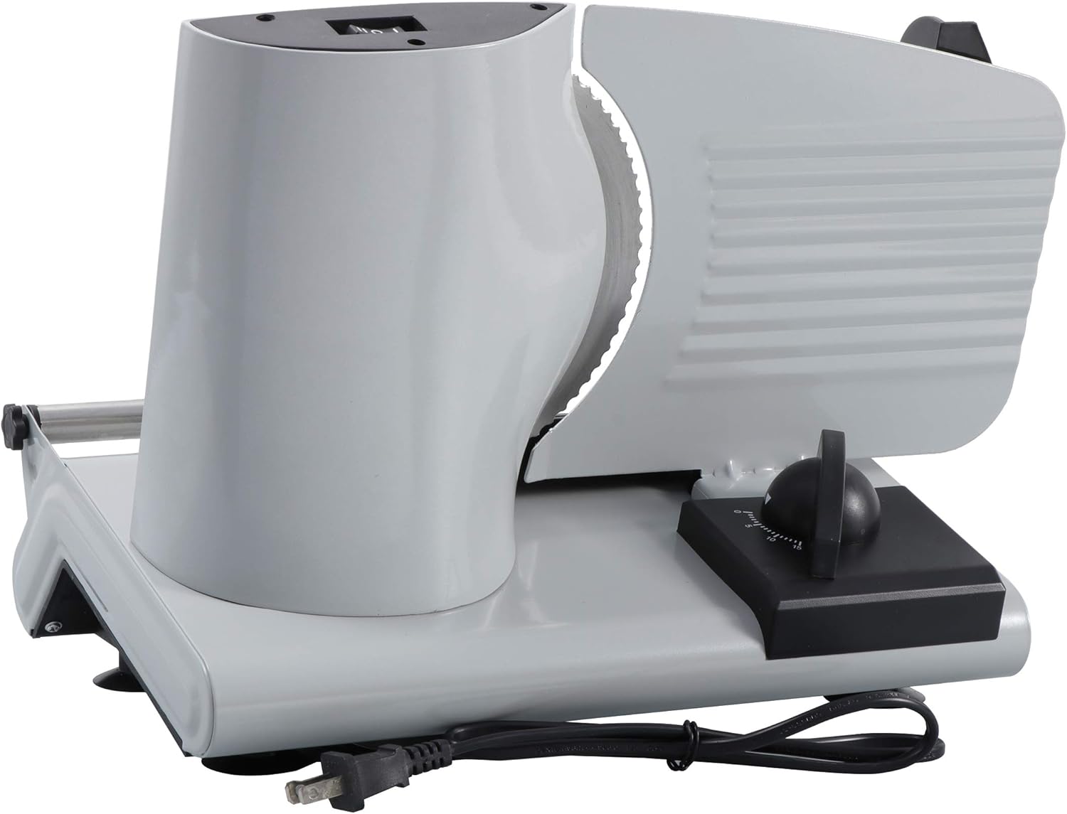 Professional Stainless Steel Electric Meat Slicer Food &amp; Vegetable Cutter with Removable 7.5&quot; Blade