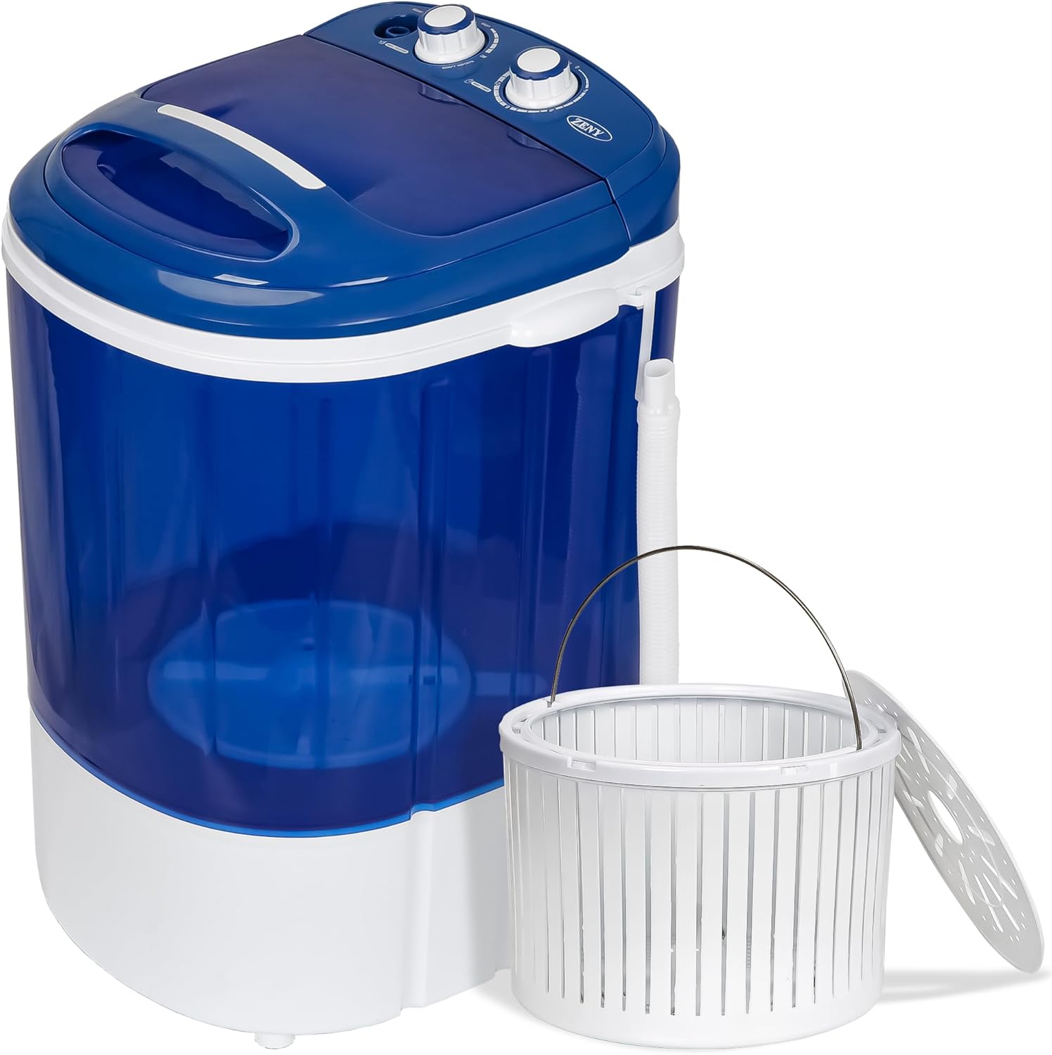 8 lbs Semi-Automatic Compact Portable Mini Washing Machine