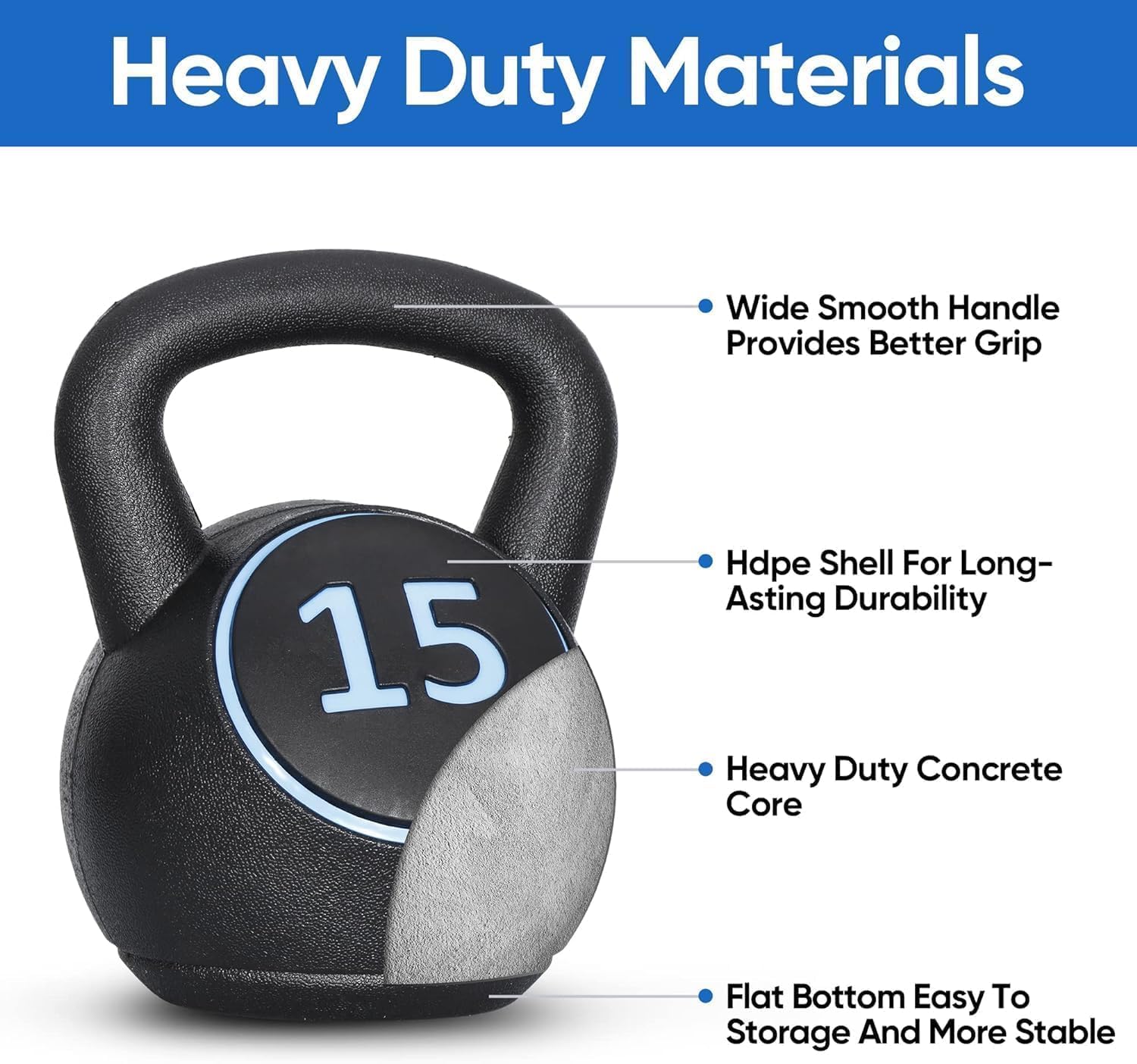 4-Piece Kettlebells Weights for Dumbbel Weights Exercise