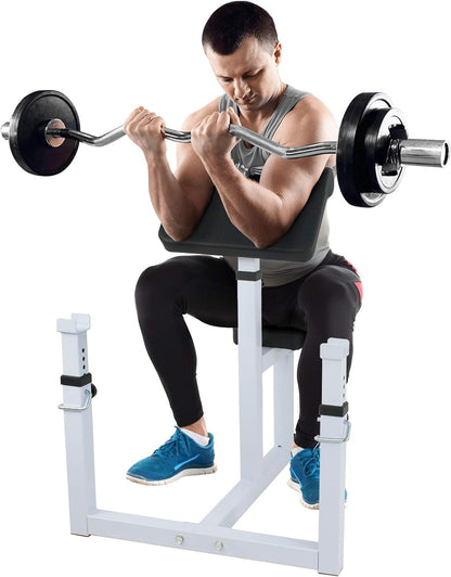 Preacher Curl Bench Arm Curl Weight Bench Weightlifting, Biceps Triceps Muscle Strength Training