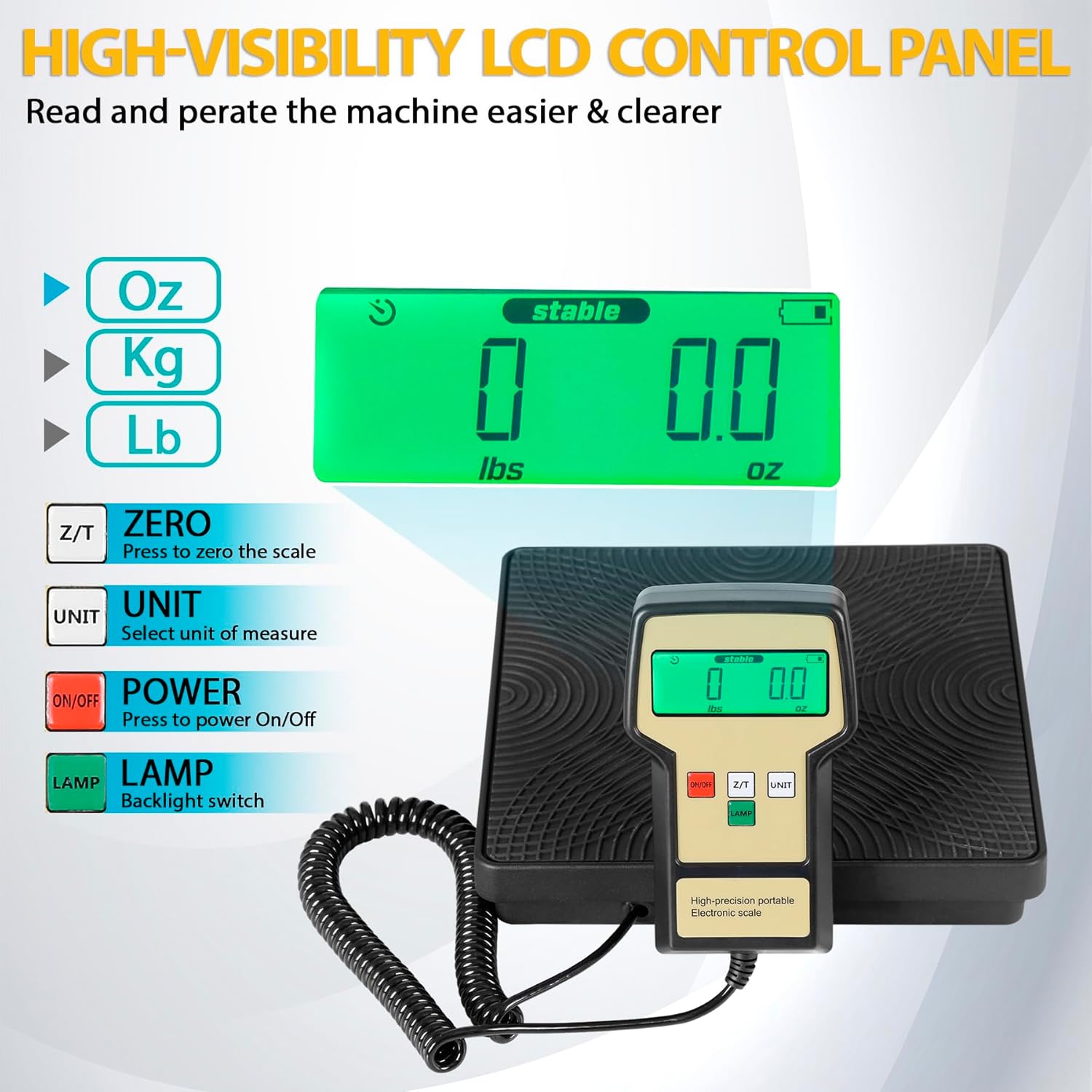 Refrigerant Scale Charging Recovery Freon Scale with Case 220 LBS High Precision Electronic Digital Recovery Weight Scale for HAVC