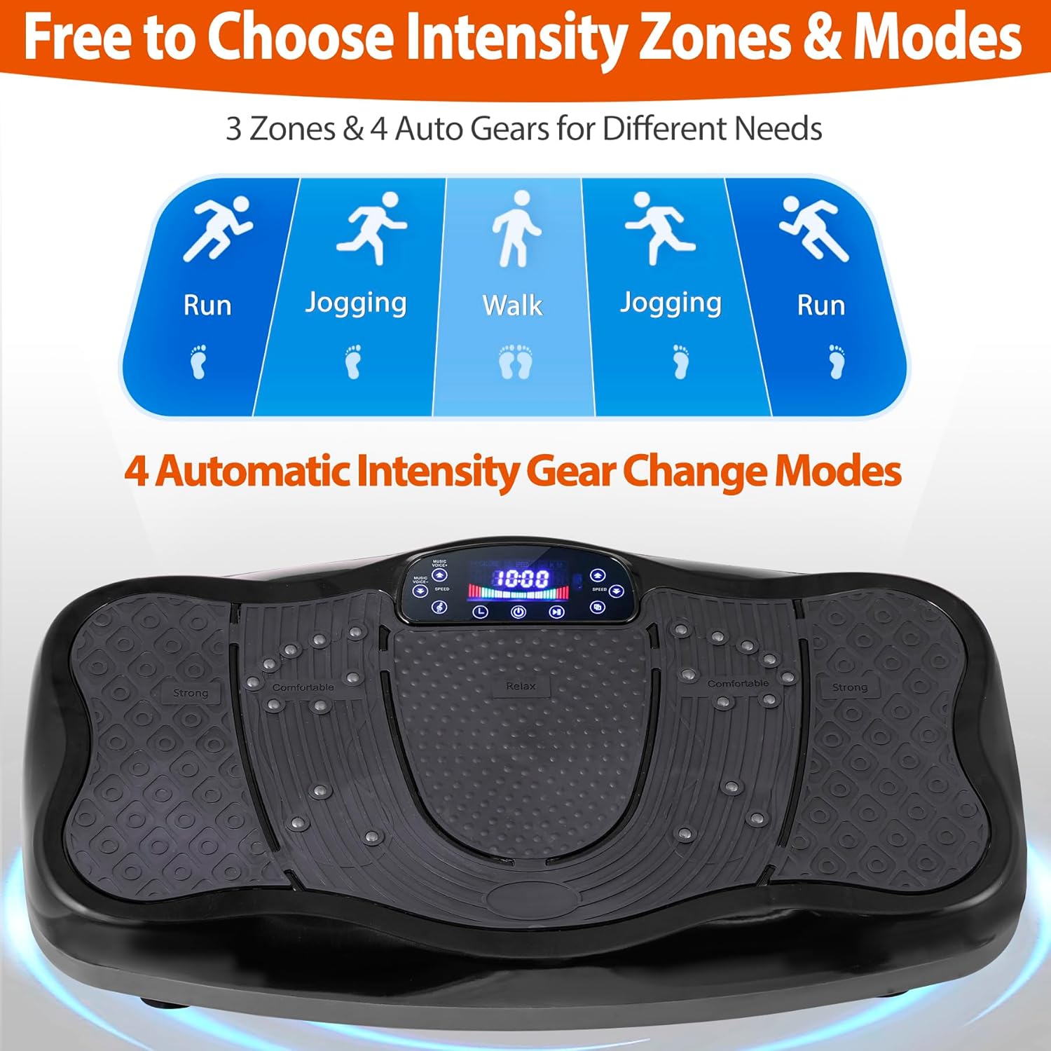 Full Body Vibration Plate Exercise Machine for Home Workout, Weight Loss