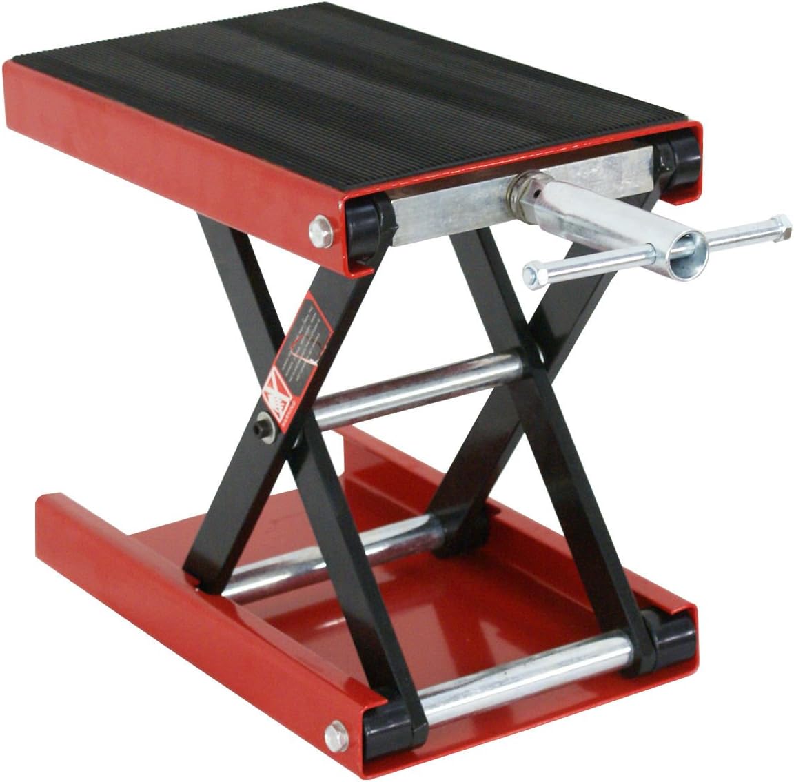 1100 LB Wide Deck Motorcycle Center Scissor Lift Jack Repair Hoist Stand Bikes ATVs