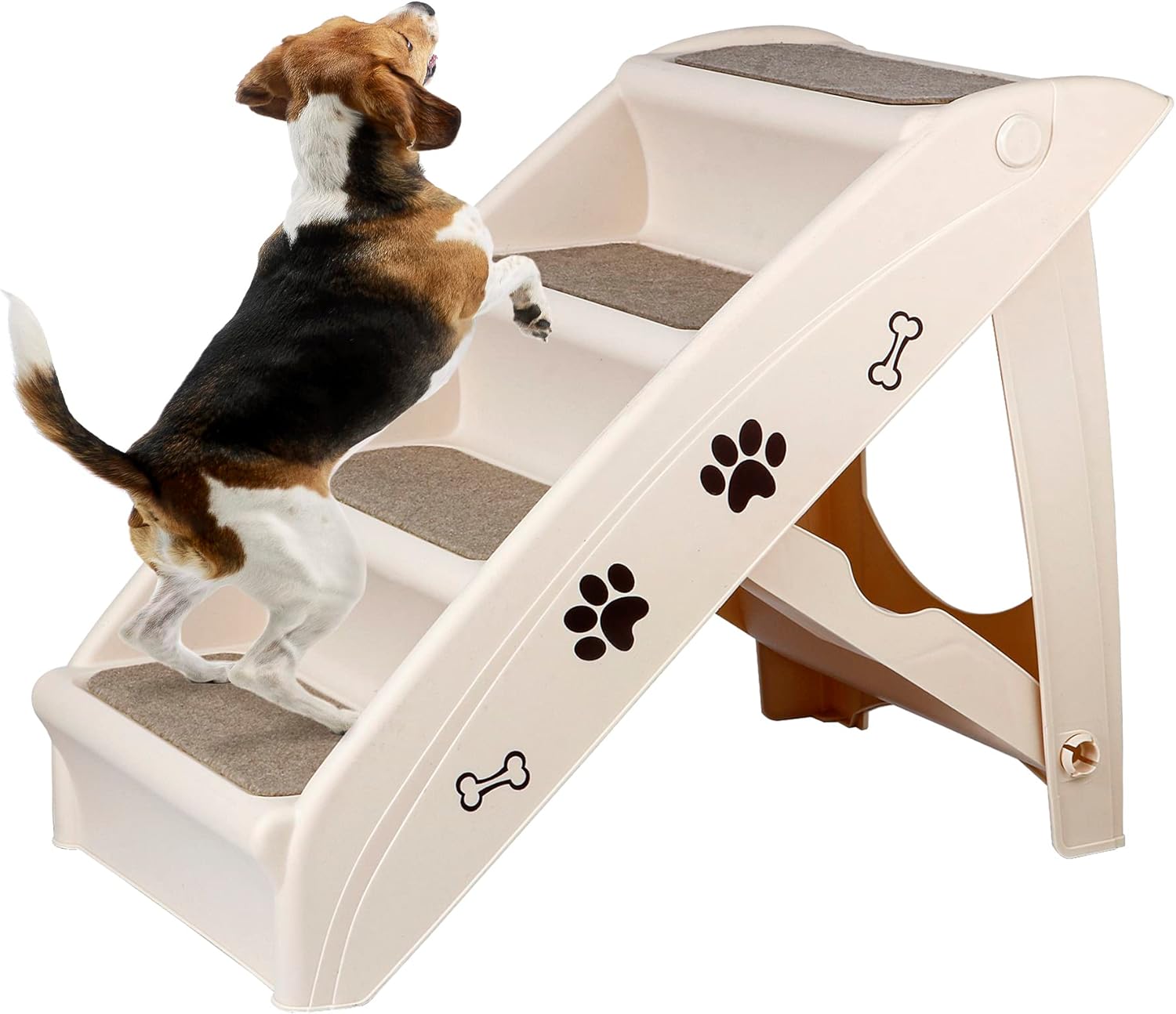 Safe and Durable Pet Ramp Stairs with Non-Slip Pads