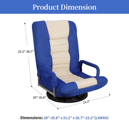 360° Swivel 5-Position Adjustable Multipurpose Gaming Chair