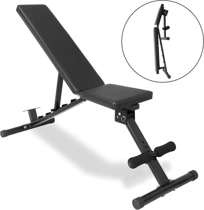 6 Backrest Positions Adjustable Exercise Bench Max Weight 700 LB