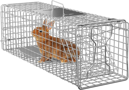 Multiple Sizes Live Animal Cage Trap w/Iron Door