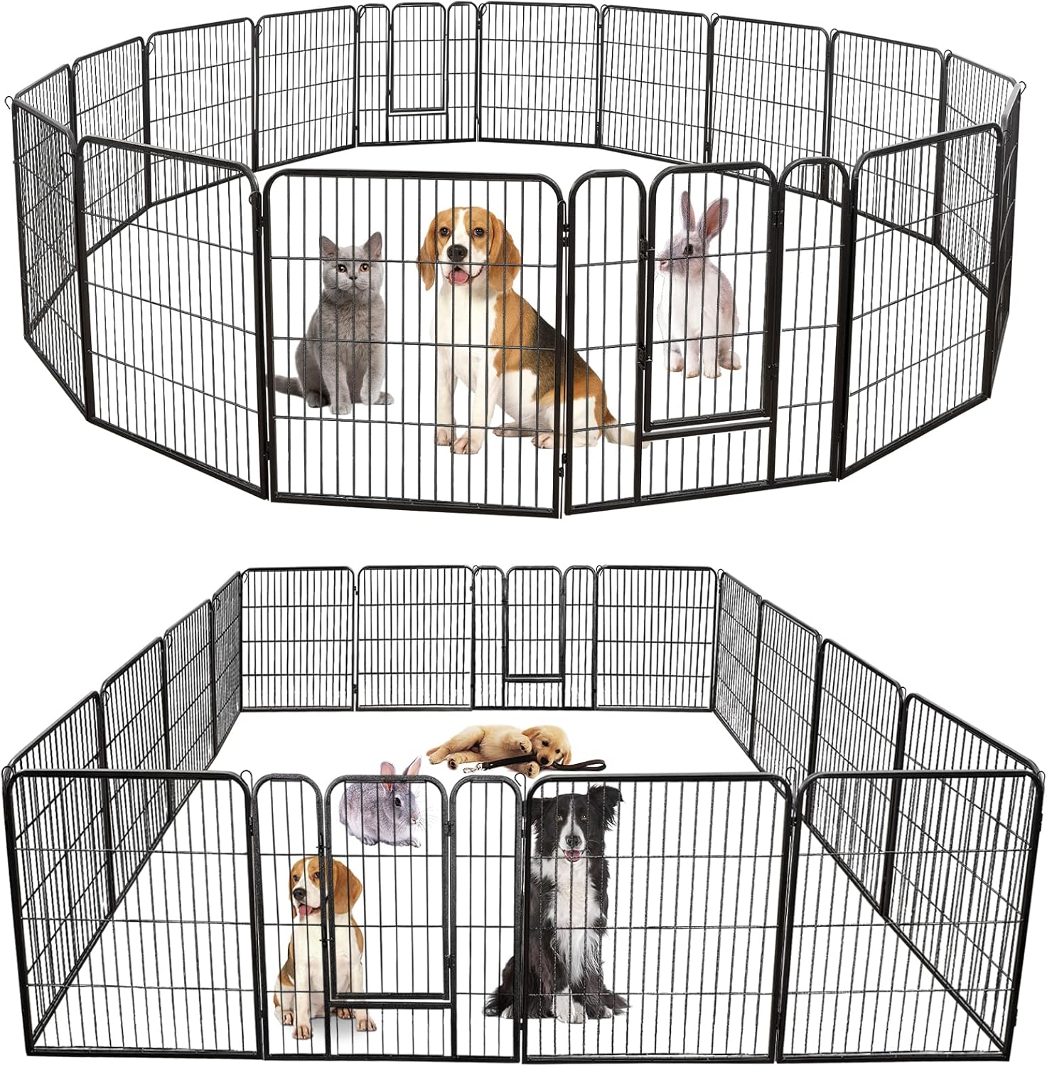 Heavy Duty Foldable Dog Indoor/Outdoor Exercise Playpen