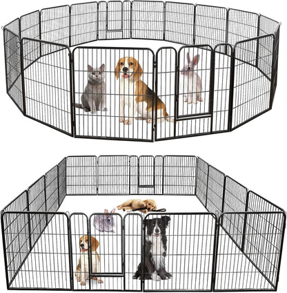 Heavy Duty Foldable Dog Indoor/Outdoor Exercise Playpen