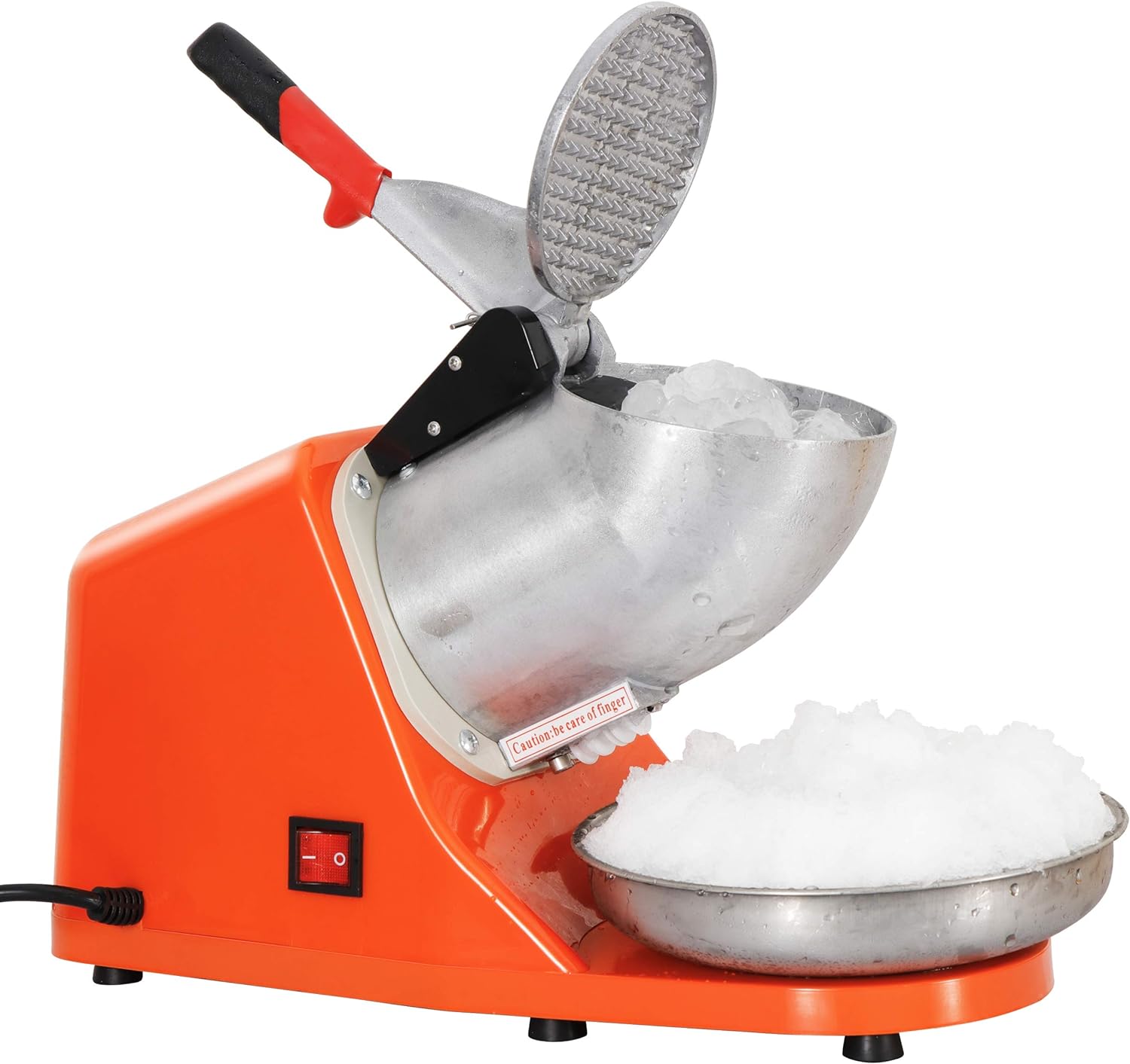 Ice Crushers Machine Electric Snow Cone Maker Shaved Ice Machine 145lbs Per Hour