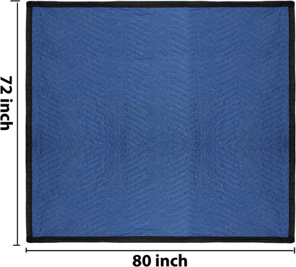 80’’x 72’’ Heavy Duty Quilted Furniture Shipping Moving Pads Blankets