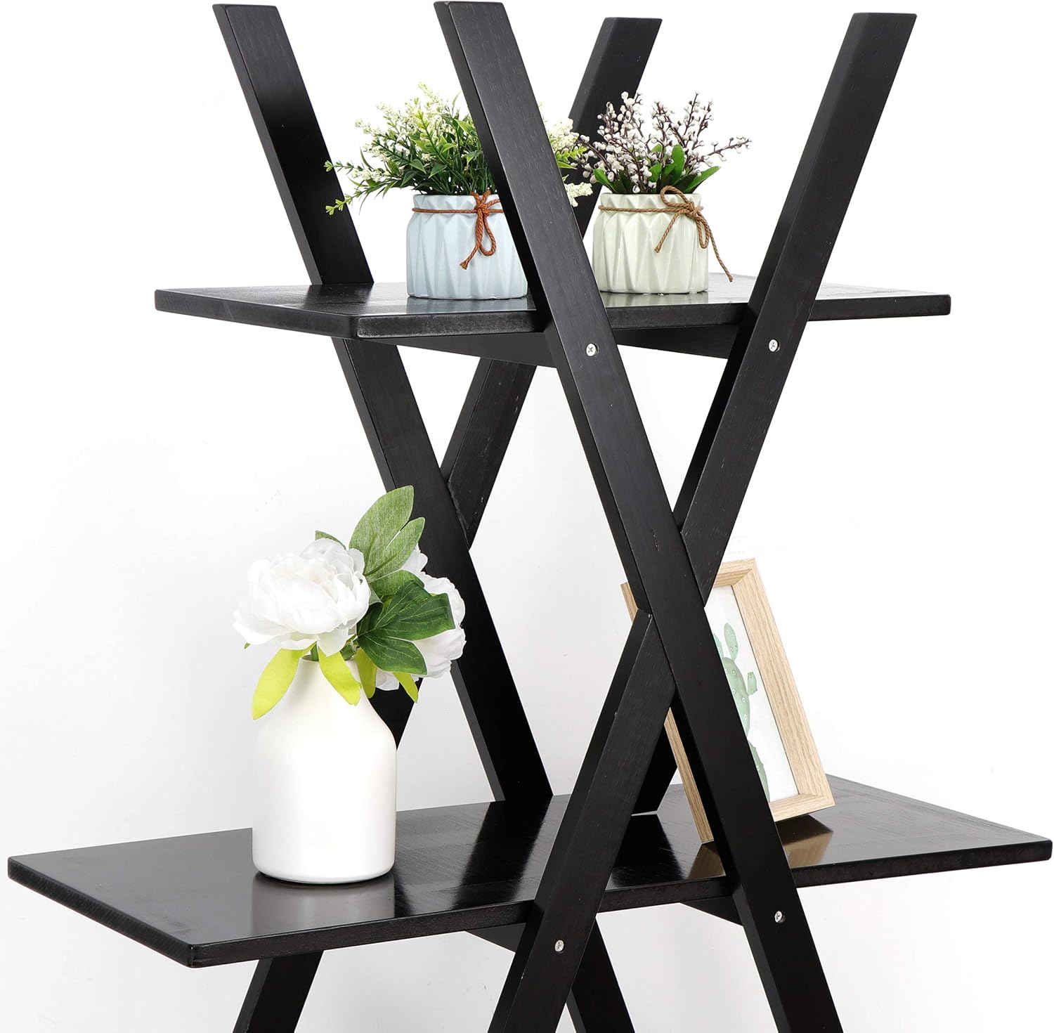 4-Tier A-Frame Home and Office Organizer Storage and Display Rack