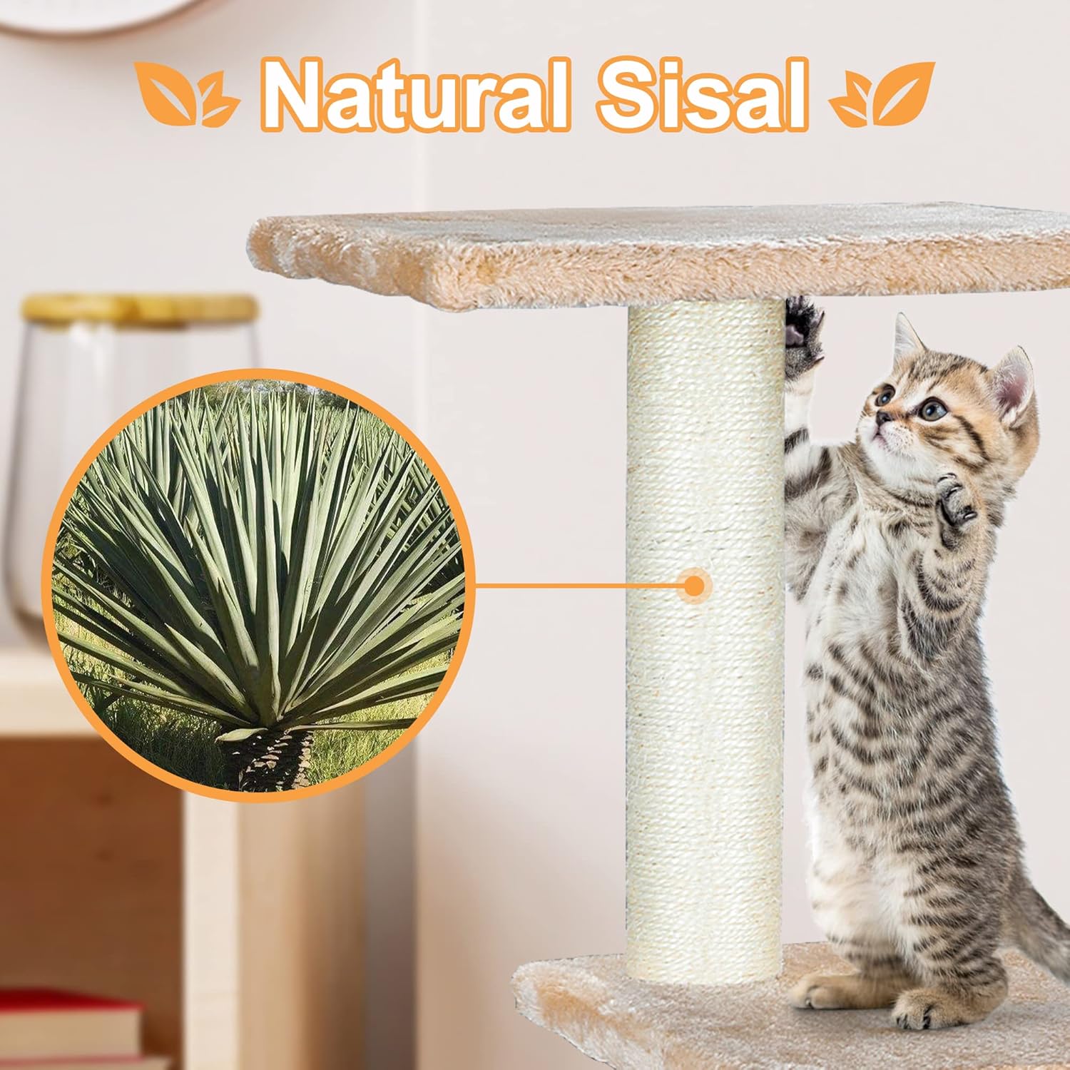 36 inches Cat Towers with Scratching Posts