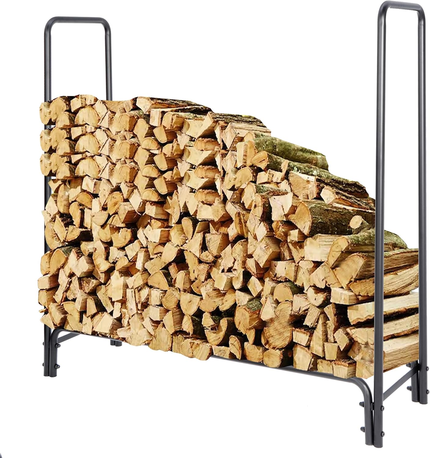 4ft Heavy Duty Wood Storage Holder for Fireplace