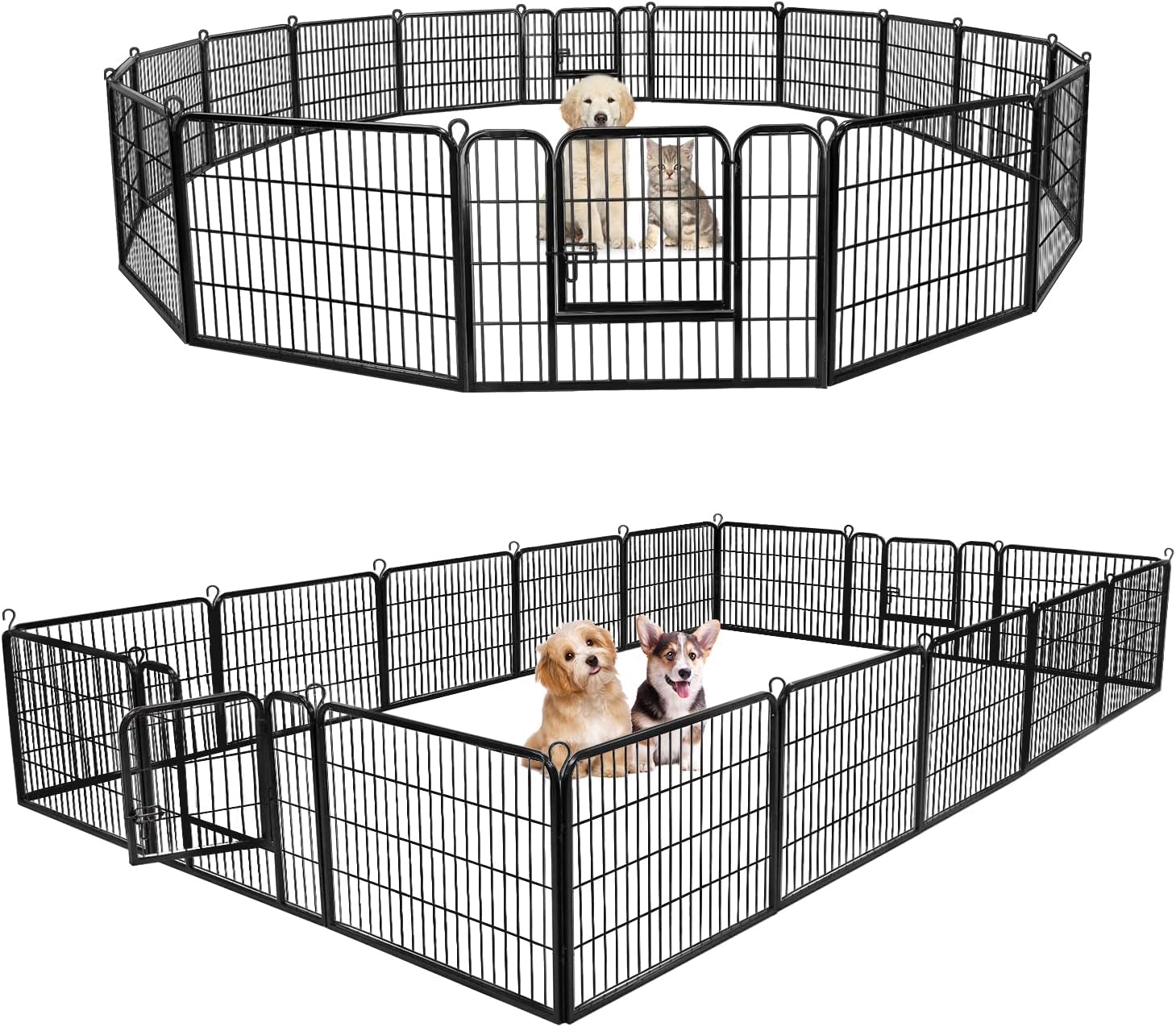 Heavy Duty Foldable Dog Indoor/Outdoor Exercise Playpen