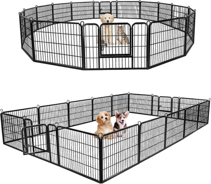 Heavy Duty Foldable Dog Indoor/Outdoor Exercise Playpen