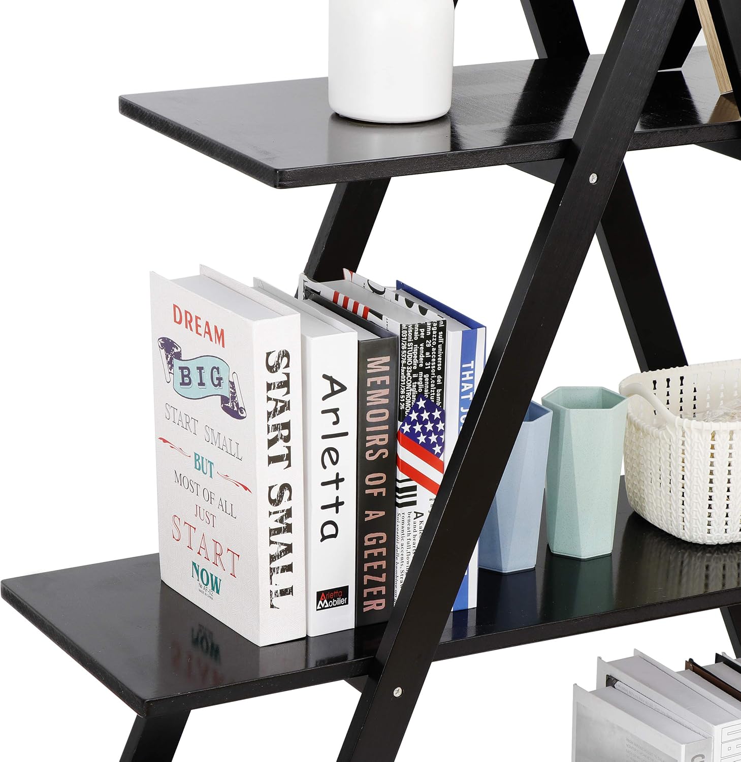 4-Tier A-Frame Home and Office Organizer Storage and Display Rack