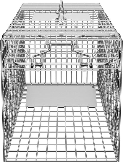 Multiple Sizes Live Animal Cage Trap w/Iron Door