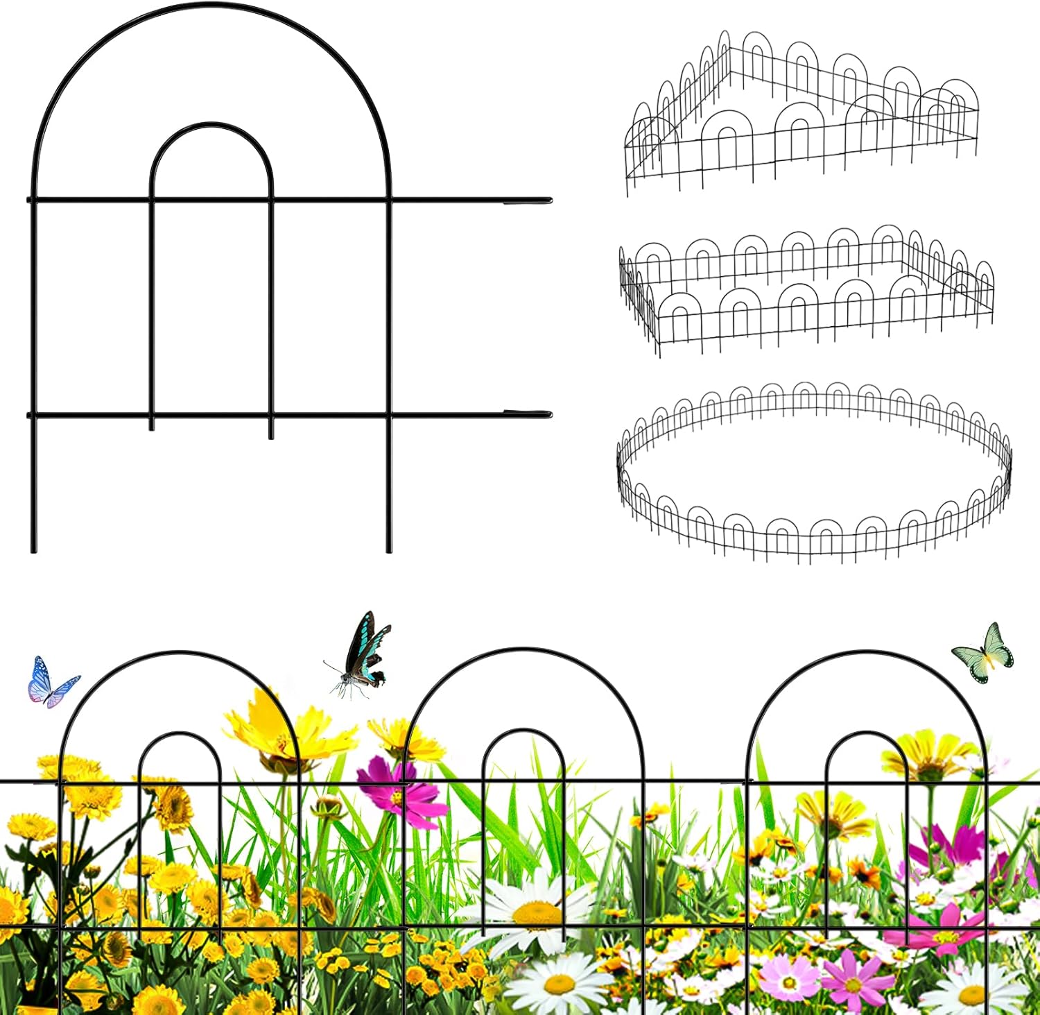 35 Pack Decorative Garden Fence Fencing