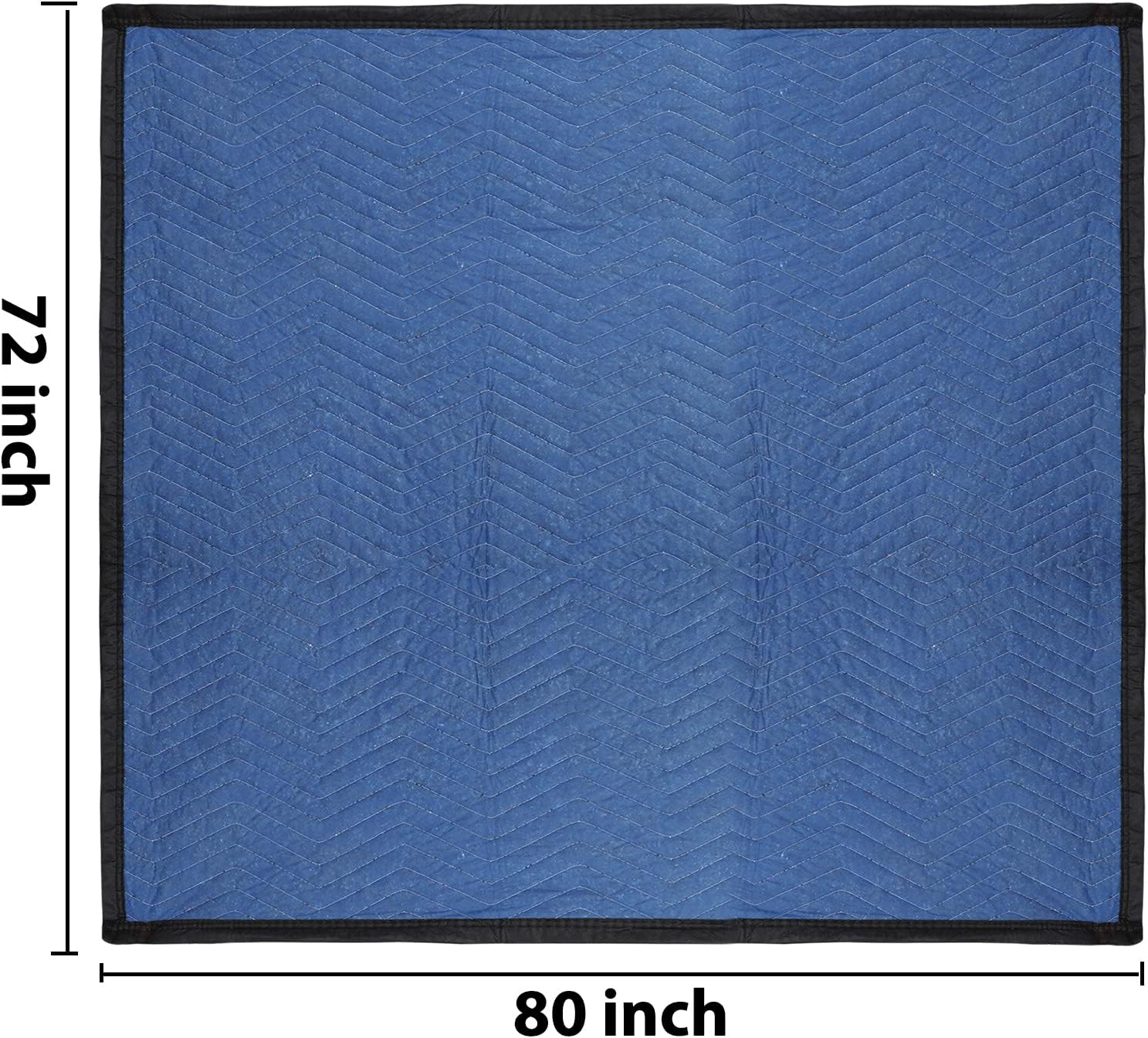 12 Pack 80’’x 72’’(35 lb/dz Weight) Quilted Shipping Furniture Protection and Pack Blankets