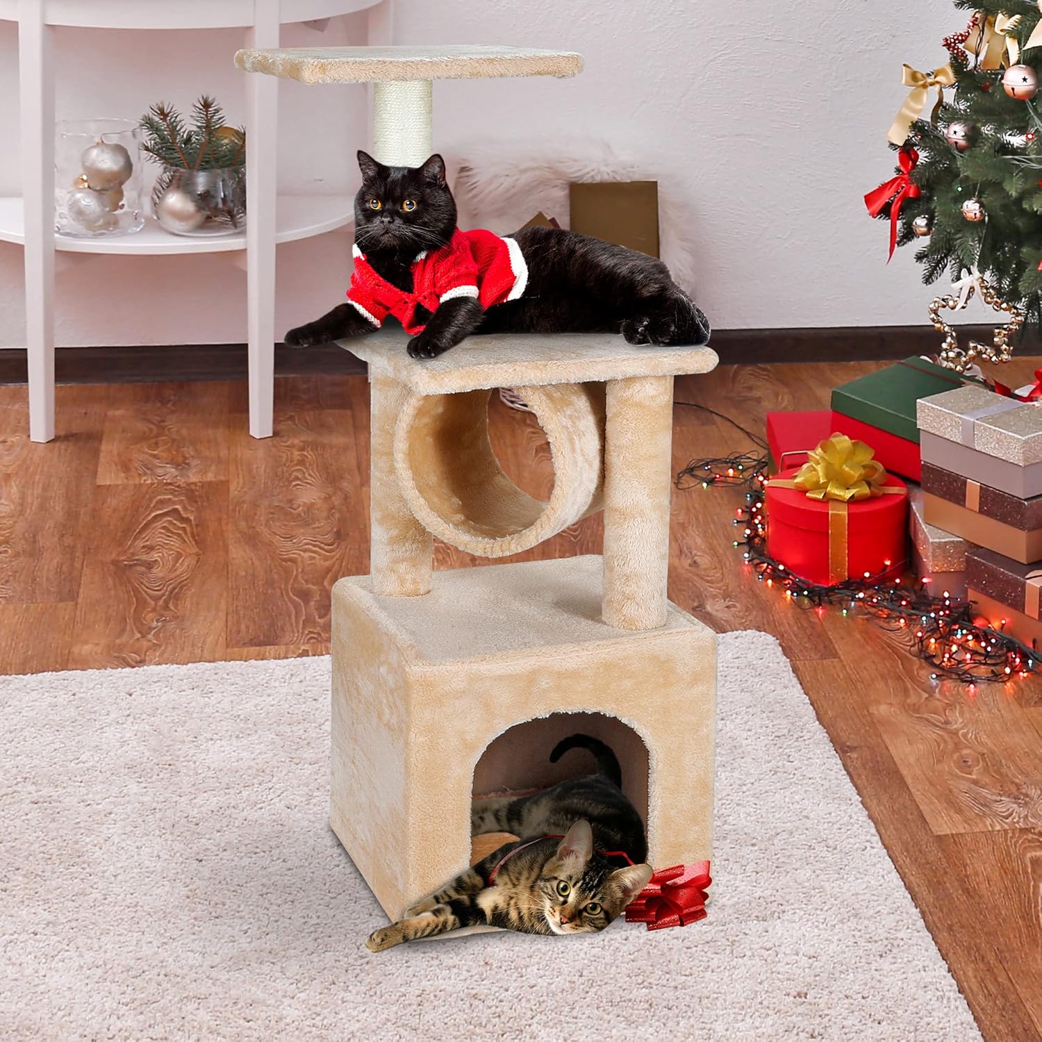 36 inches Cat Towers with Scratching Posts