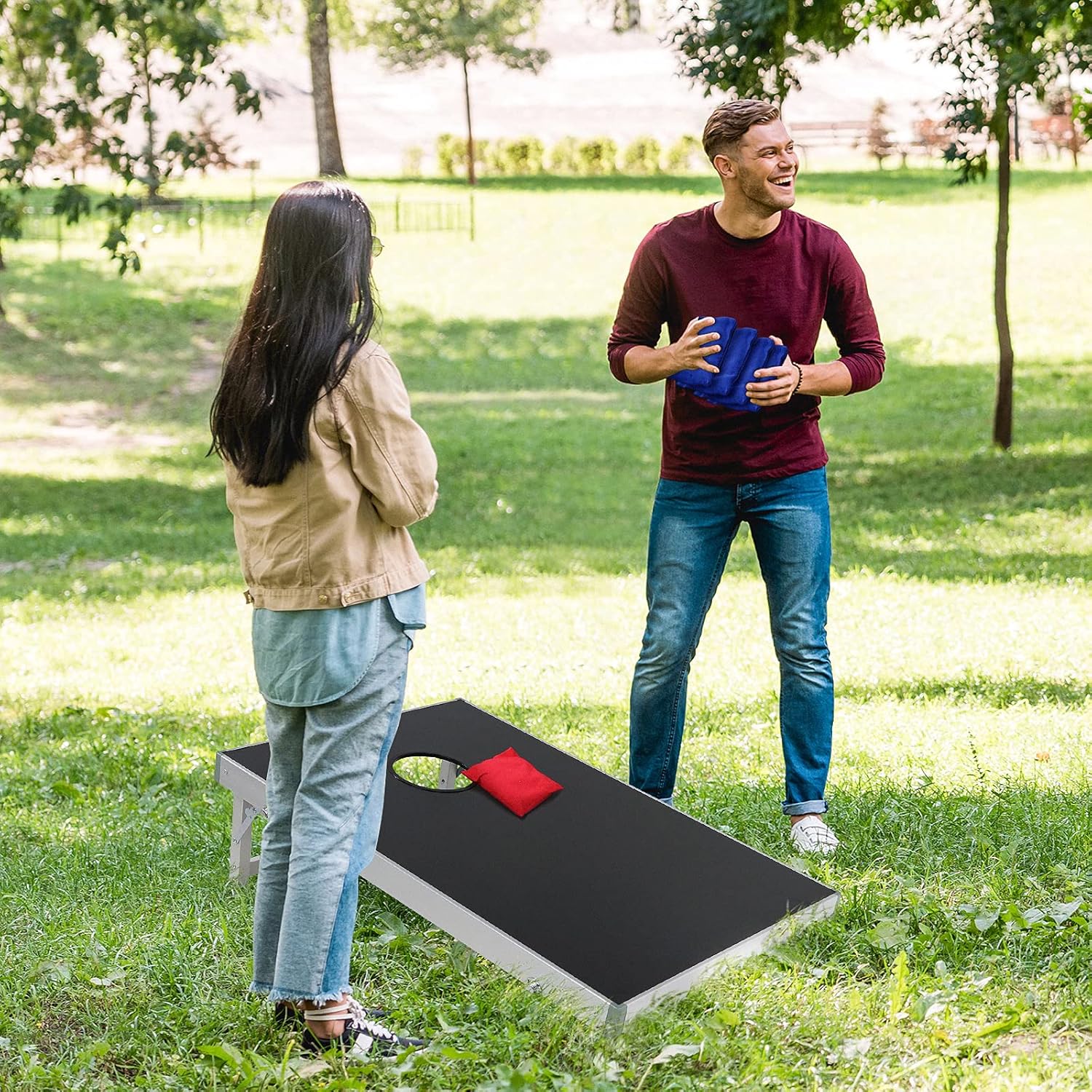 3x2 ft Portable Aluminum Corn Hole Boards