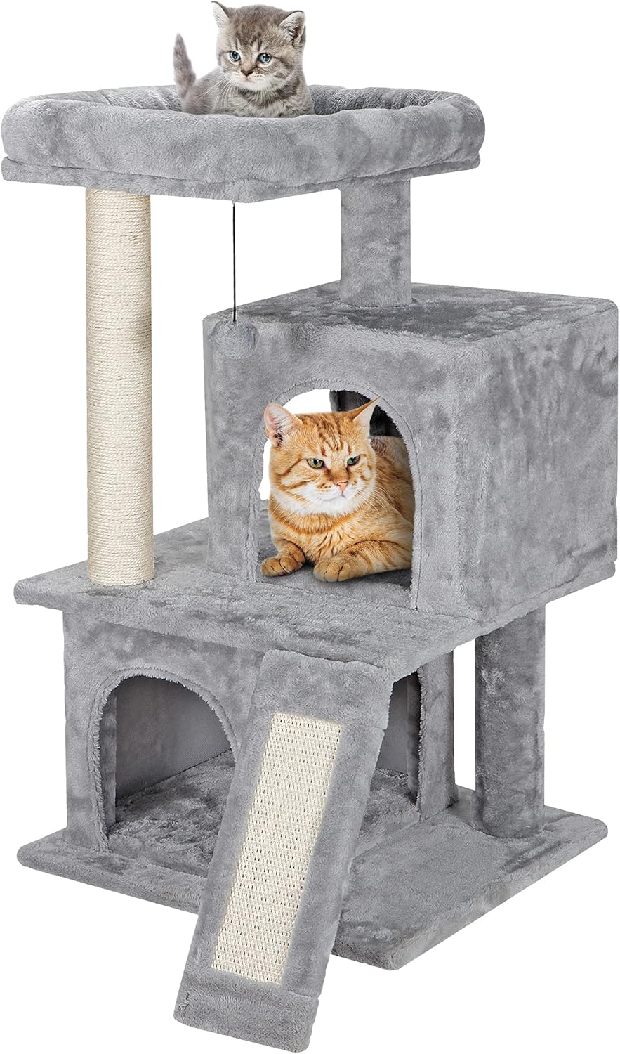 33.5 inches Cat Tree Tower with Scratching Posts